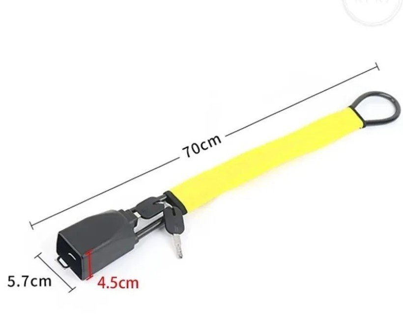 4 (Personalizado) Seguro para volante por cable