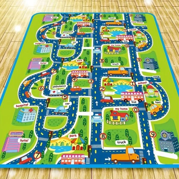 Alfombra de juego impermeable para niños 160 × 130 cm