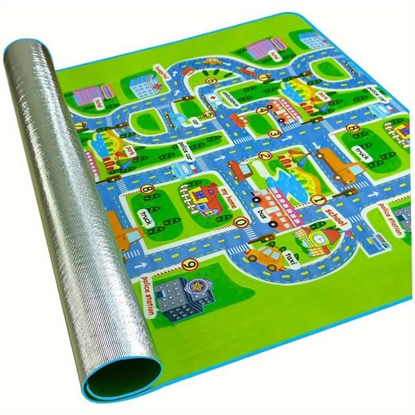 Alfombra de juego impermeable para niños 160 × 130 cm