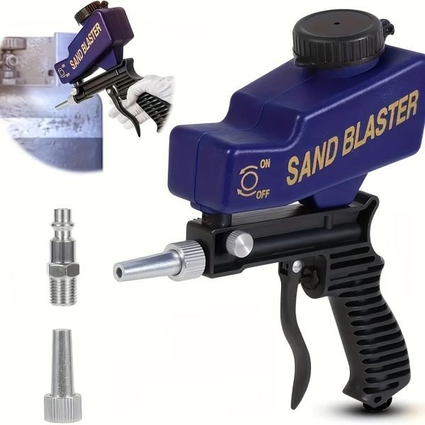 Pistola de arenado 7090A 600 cc – versión mejorada azul Pistola de arenado 7090A 600 cc – versión mejorada azul