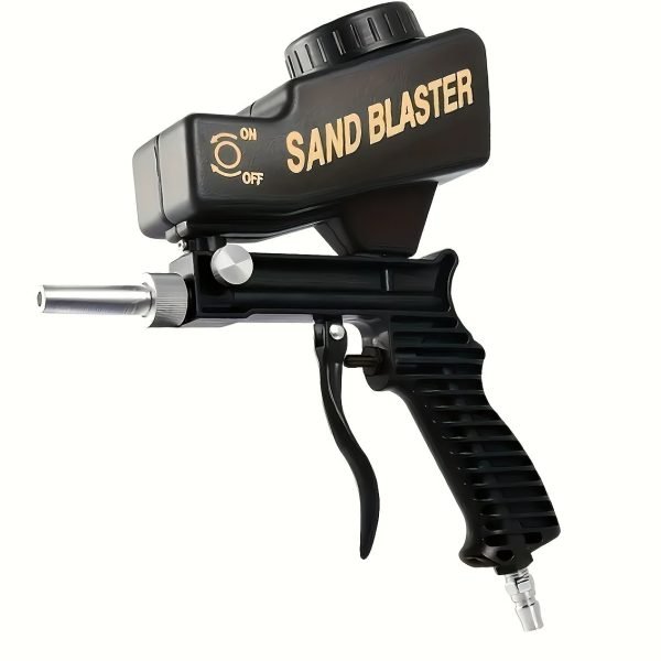 Pistola de arenado DZT 600 cc por gravedad – negra