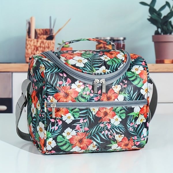 Bolsa de almuerzo térmica de gran capacidad – Azul marino