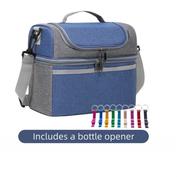 Bolso térmico de doble capa para almuerzo