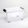 Caja organizadora rodante 32 L transparente Orange Caja organizadora rodante 32 L transparente Orange