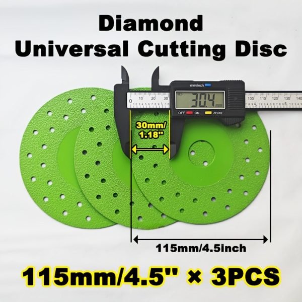 Disco de corte diamantado 115 mm (4.5") Disco de corte diamantado 115 mm (4.5")