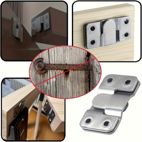 Soportes de montaje empotrados de acero inoxidable (40 piezas) Soportes de montaje empotrados de acero inoxidable (40 piezas)