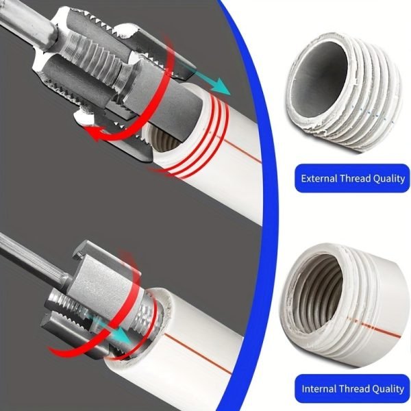 Herramienta de corte de roscas para tubería PPR 1/2" (2 piezas)