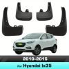Guardabarros Hyundai Tucson IX35 2010–2015 (juego de 4) Guardabarros Hyundai Tucson IX35 2010–2015 (juego de 4)