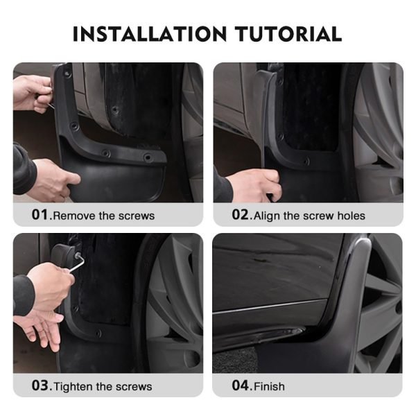 Guardabarros Hyundai Tucson IX35 2010–2015 (juego de 4) Guardabarros Hyundai Tucson IX35 2010–2015 (juego de 4)