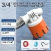 Válvula de flotador automática de nivel de agua 3/4" entrada lateral