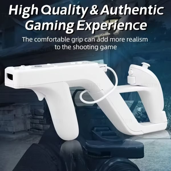 Pistola Zapper para Nintendo Wii (Wii Remote y Nunchuck)