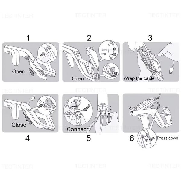 Pistola Zapper para Nintendo Wii (Wii Remote y Nunchuck)